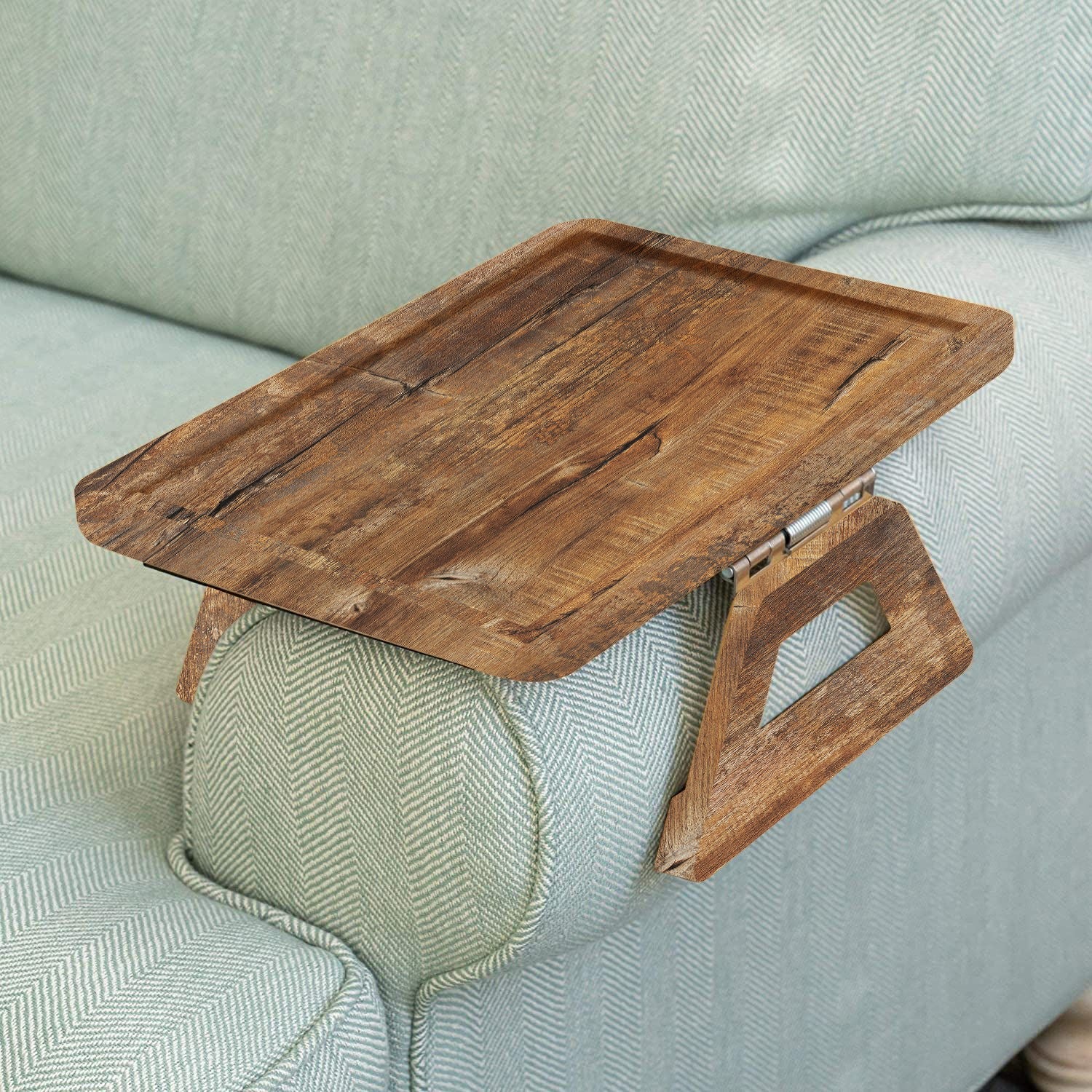 Couch Arm Tray Table, Portable Table and Side Tables for Small