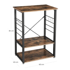 Kiwal Multipurpose Kitchen Storage Baker's Rack