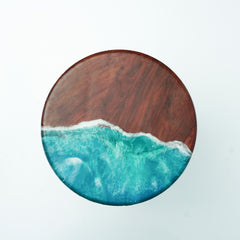 Brown Ocean Living Lounge Center Side Hairpin Table