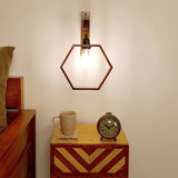 Hexoz Wooden Wall Light Wall Hanging Lamp