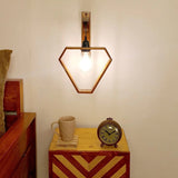 Hextrian Wooden Wall Light Wall Hanging Lamp