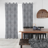 Rangel Pattern Grey Curtains