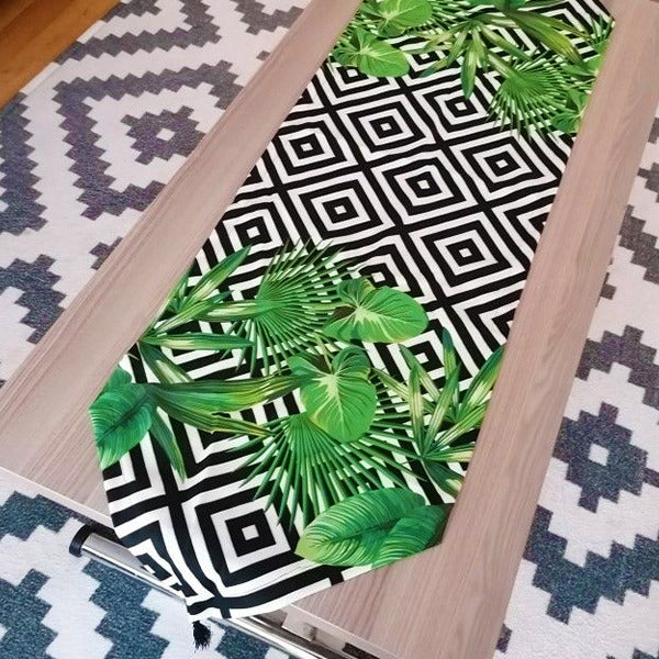 Fary Green Table Runners