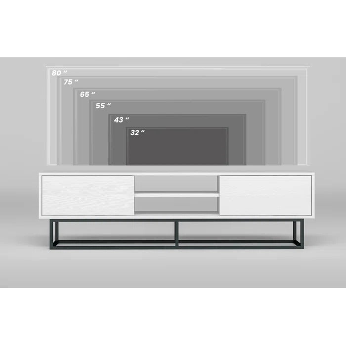 Fitzgibbon LED Media Living Lounge Console Table