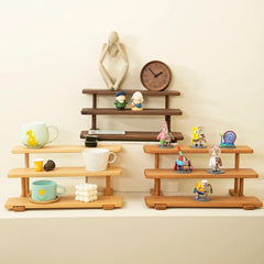 Kake Wooden Desktop Cup Perfume cosmetics multi-layer Storage Rack