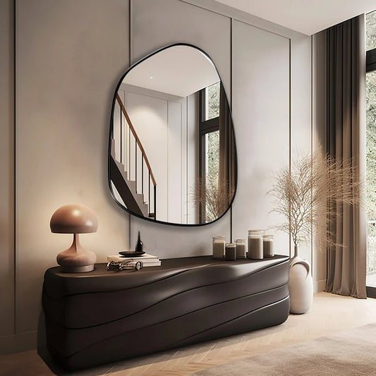 Chickul Wall Hallway Entryway Minimalist Bedroom Bathroom Mirror