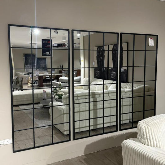 Sisiac Living Lounge Hallway Wall Decor Mirror (Set of 3)