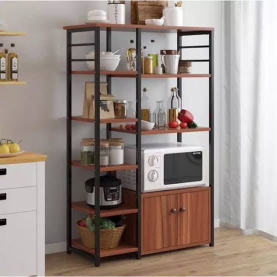 Ered Kitchen Microwave Oven Storage Spice Organizer Bakers Rack