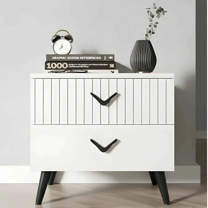 Orbit Vane Bedside Drawer Side Table