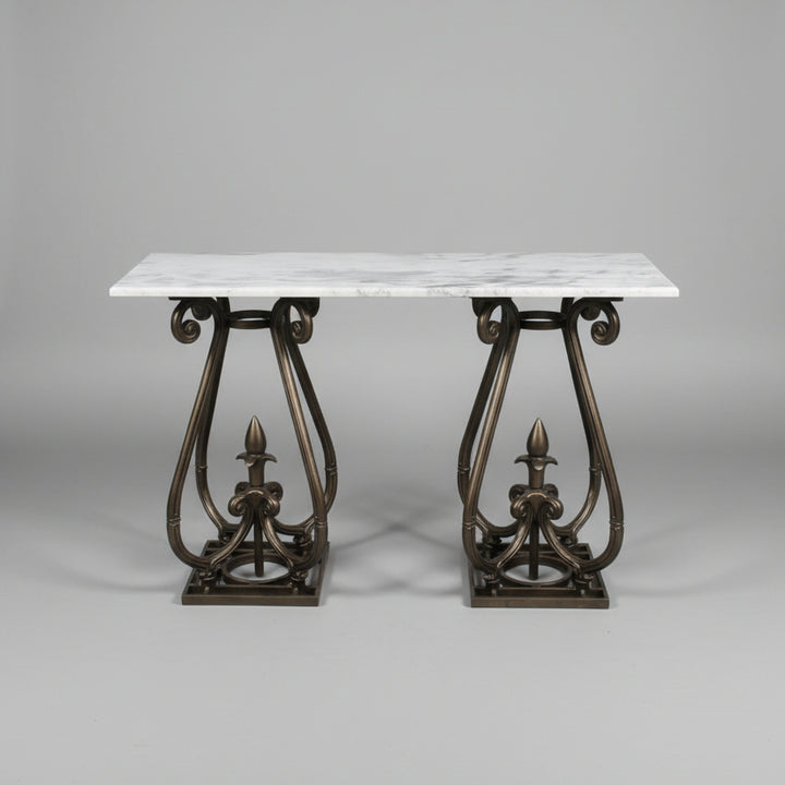 Kyren Loft  Living Lounge Hallway Entrance LED Marble Console Table - Only in Lahore