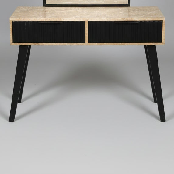 North Vale Bedroom Dressing Stool Mirror Table (Set of 3) - Only Available in Lahore