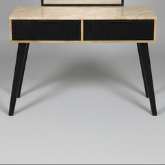 North Vale Bedroom Dressing Stool Mirror Table (Set of 3) - Only Available in Lahore