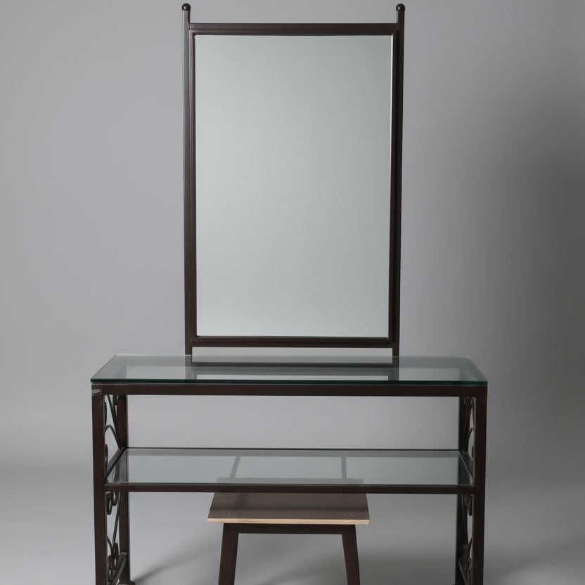 Orixen Zane Bedroom Dressing Stool Mirror Table (Set of 3) - Only in Lahore