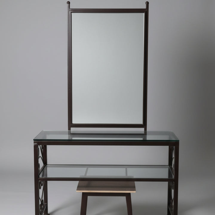 Orixen Zane Bedroom Dressing Stool Mirror Table (Set of 3) - Only in Lahore