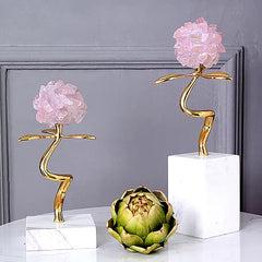 Pearl Flower Sculpture Decor - waseeh.com