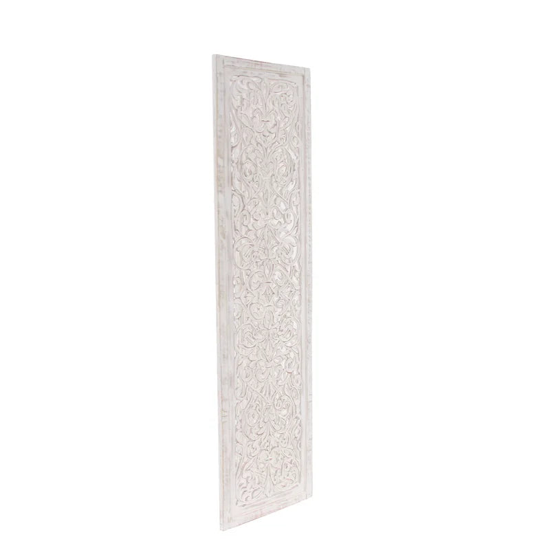 Allium Hinged Foldable Floral Partition Room Divider Screen
