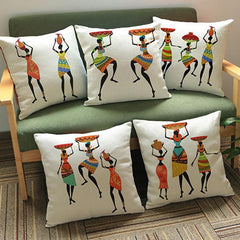 Dancing African Cushion Pack 5