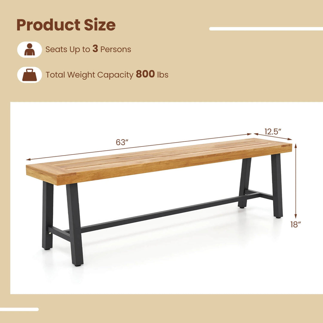 Affiro Long Outdoor Indoor Lawn Park Bench | Furniture | Waseeh Pakistan