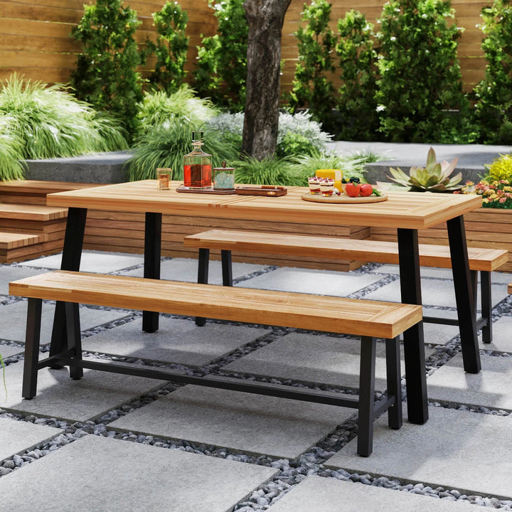 Affiro Long Outdoor Indoor Lawn Park Bench | Furniture | Waseeh Pakistan