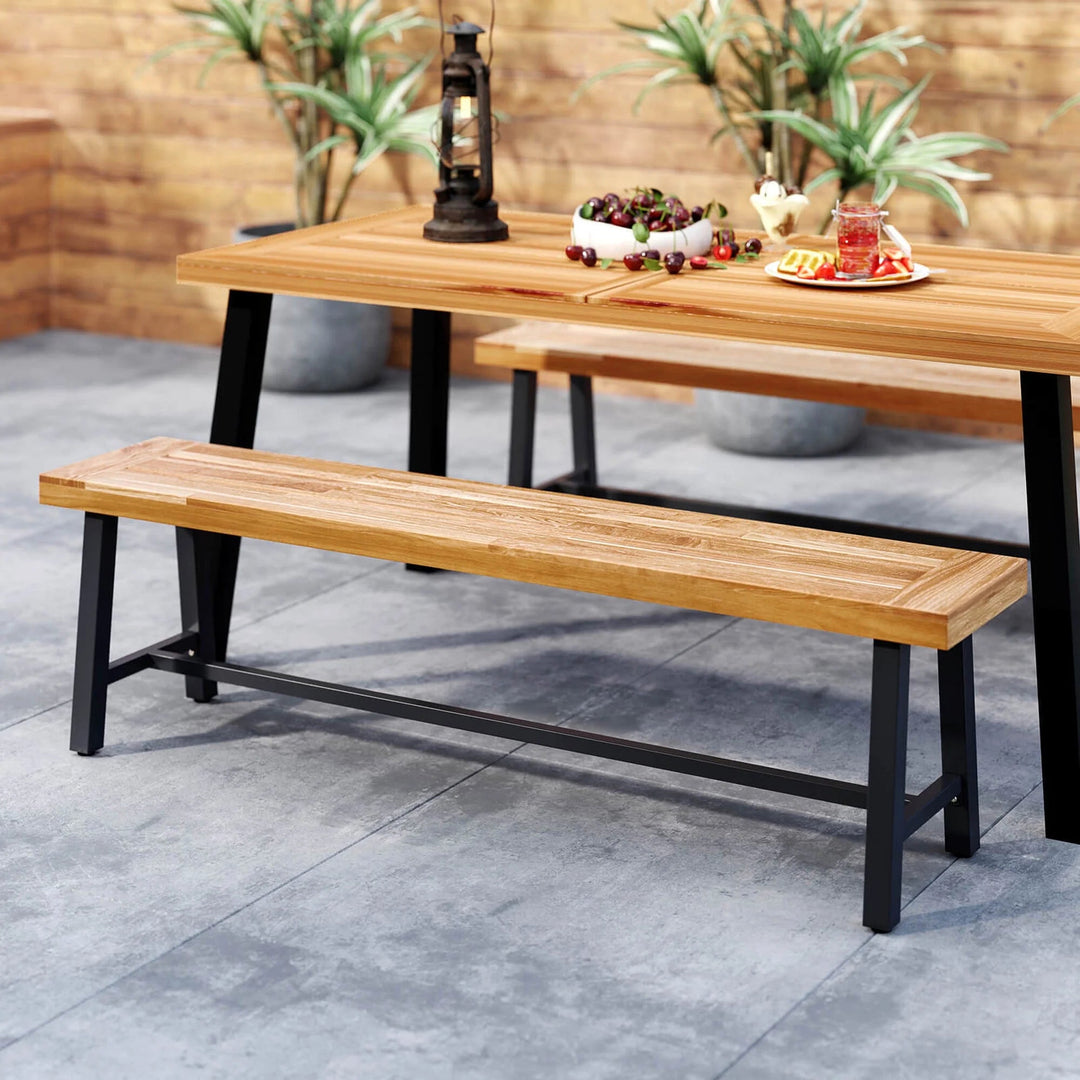 Affiro Long Outdoor Indoor Lawn Park Bench | Furniture | Waseeh Pakistan