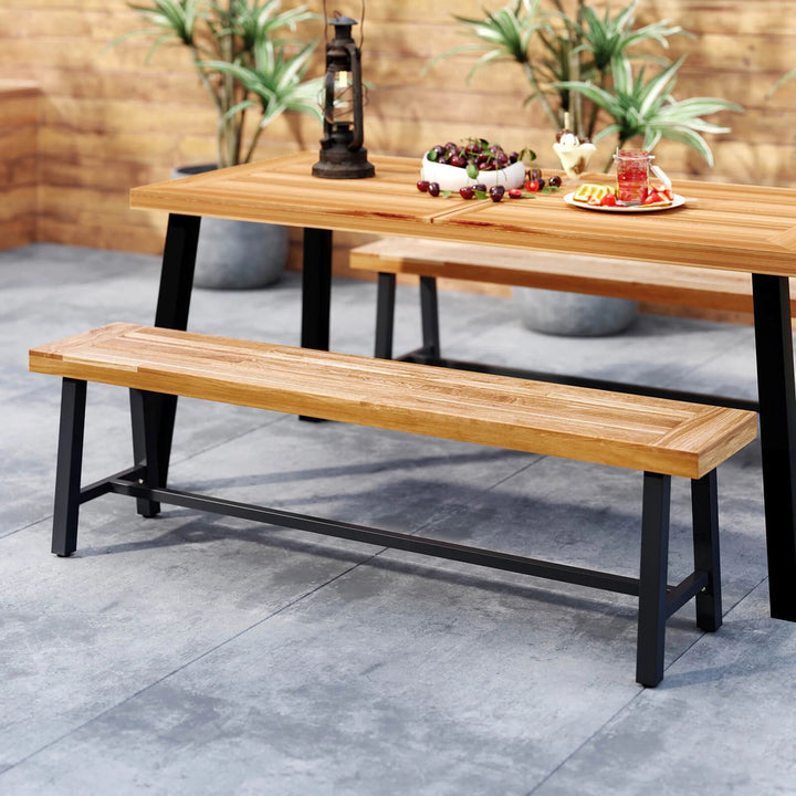 Affiro Long Outdoor Indoor Lawn Park Bench | Furniture | Waseeh Pakistan