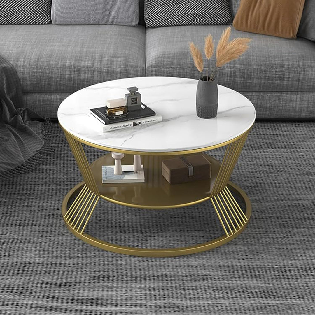 Afiya Round Coffee Table Living Lounge Center Table | Not Sale FB | Waseeh Pakistan