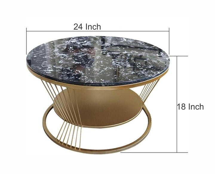 Afiya Round Coffee Table Living Lounge Center Table | Not Sale FB | Waseeh Pakistan