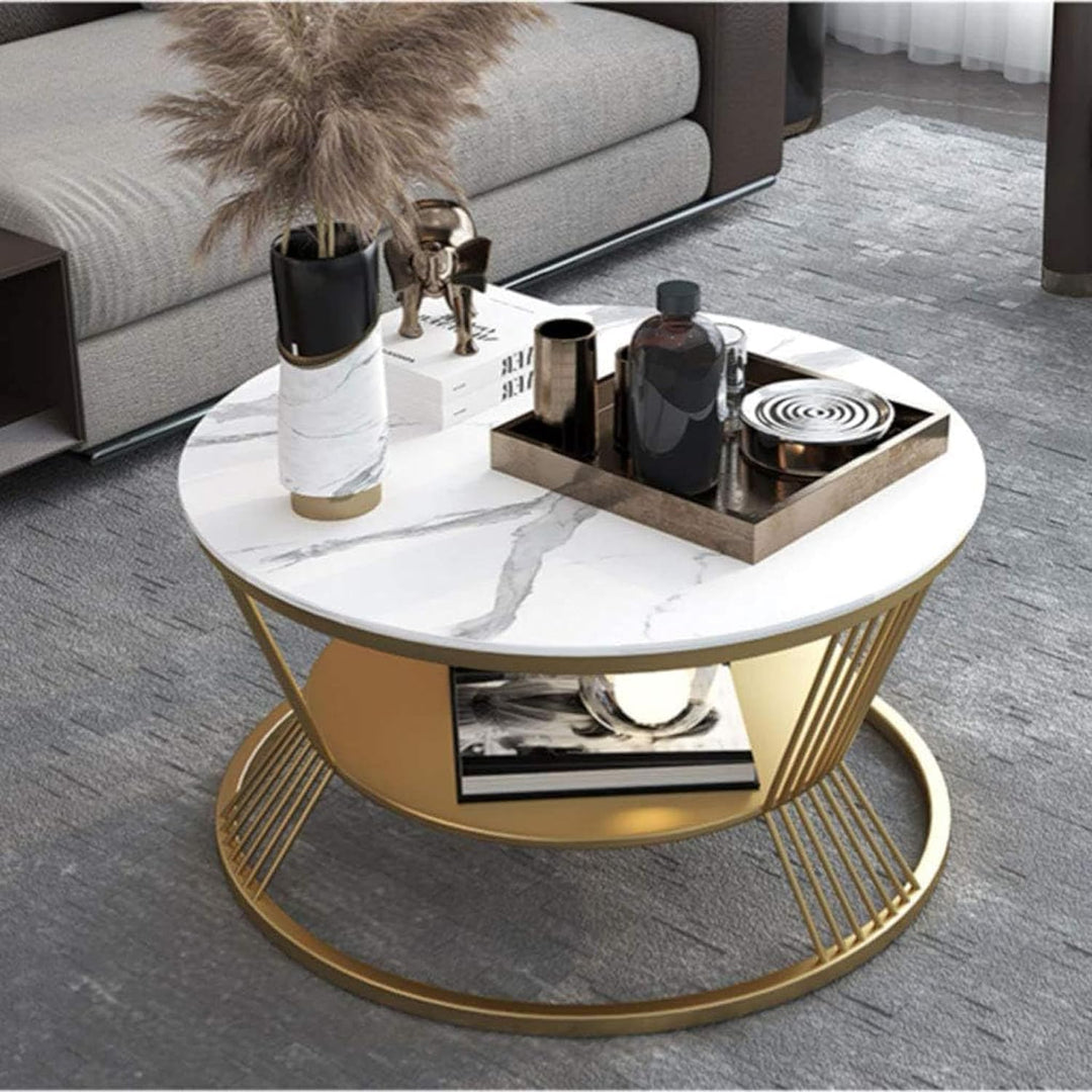 Afiya Round Coffee Table Living Lounge Center Table | Not Sale FB | Waseeh Pakistan