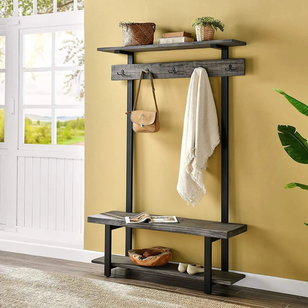 Alaterre Entryway Hall Living Bedroom Coat Shoe Organizer Storage Rack | Not Sale FB | Waseeh Pakistan