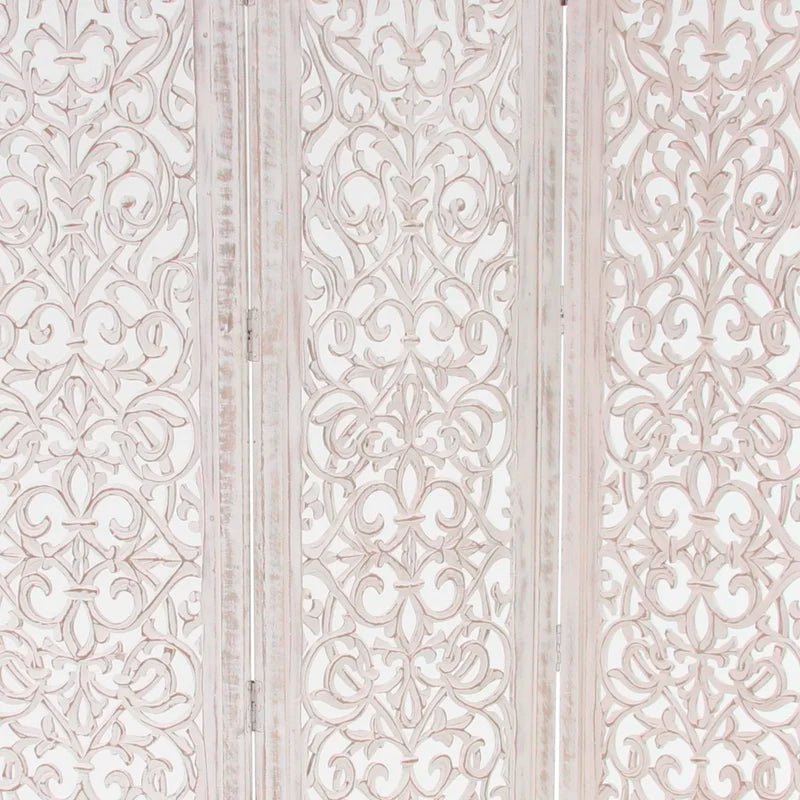 Allium Hinged Foldable Floral Partition Room Divider Screen | Furniture | Waseeh Pakistan
