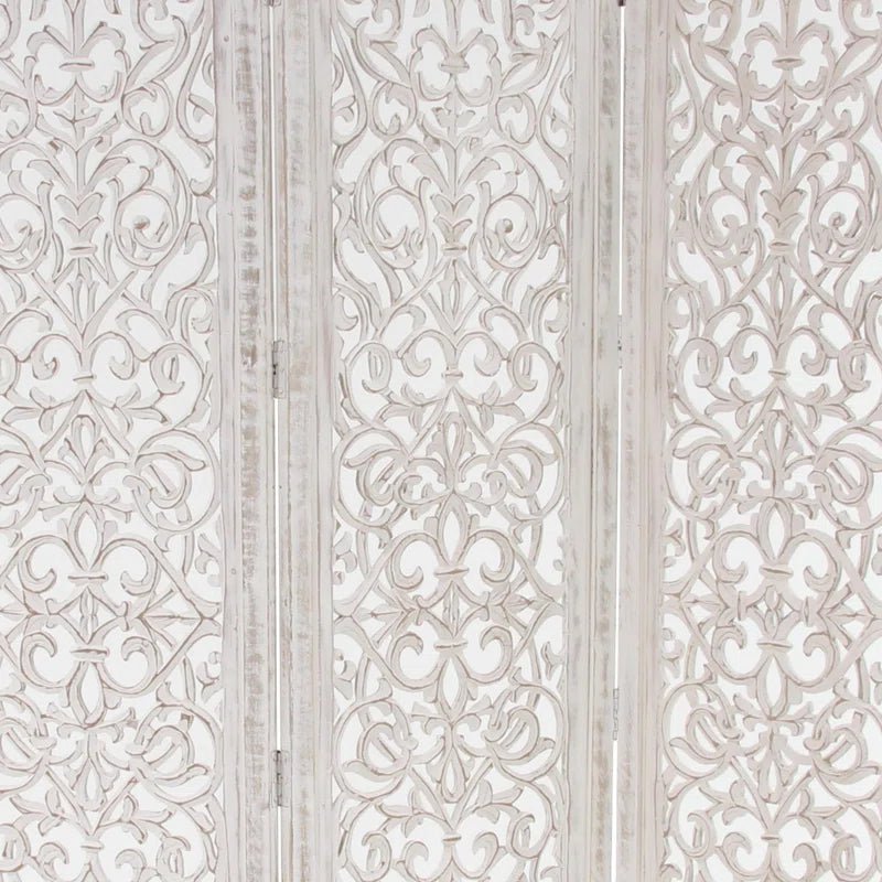Allium Hinged Foldable Floral Partition Room Divider Screen | Furniture | Waseeh Pakistan