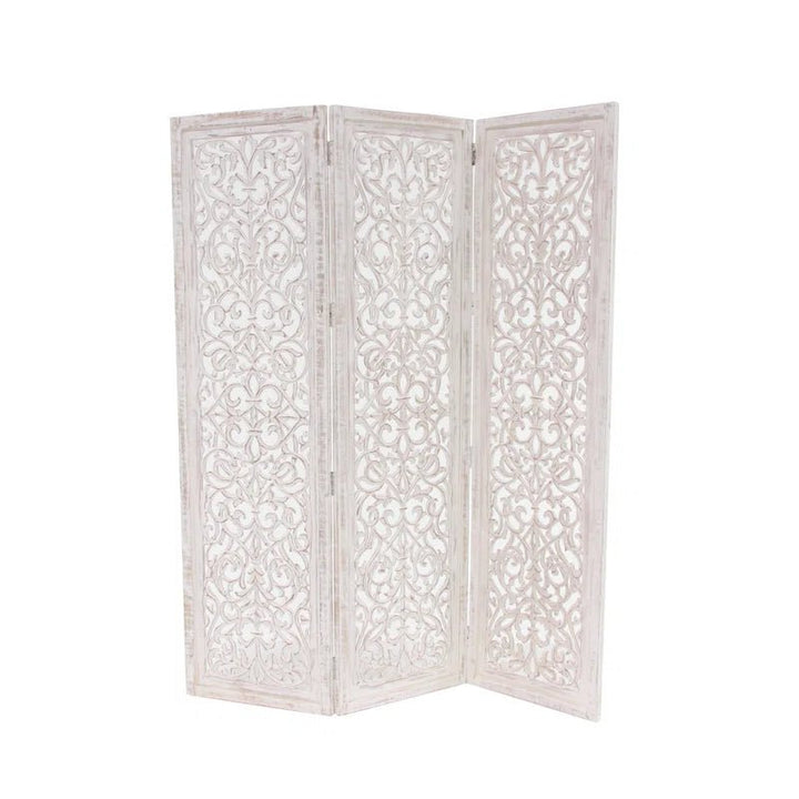 Allium Hinged Foldable Floral Partition Room Divider Screen | Furniture | Waseeh Pakistan