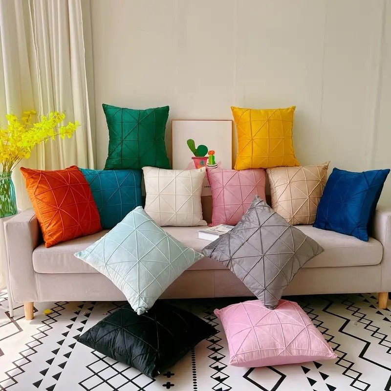 Alorae Velvet Weave Cushion Covers (Pack of 2) | Home Décor | Waseeh Pakistan