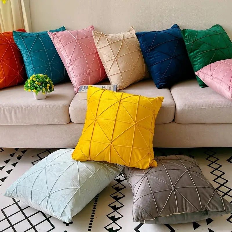 Alorae Velvet Weave Cushion Covers (Pack of 2) | Home Décor | Waseeh Pakistan