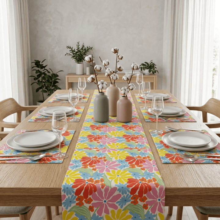 Aloria Table Runner &amp; Mats Set | Home Décor | Waseeh Pakistan