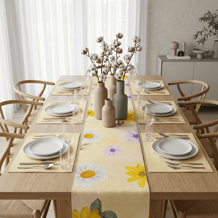 Aloria Table Runner &amp; Mats Set | Home Décor | Waseeh Pakistan
