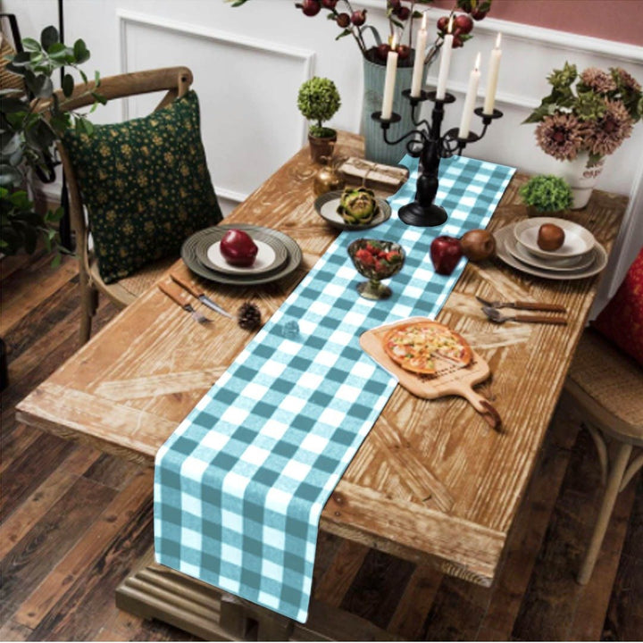 Alunae Cotton Duck Table Runner and Mats (Set of 7) | Home Décor | Waseeh Pakistan