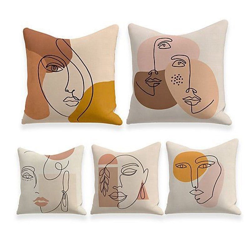 Alurea Cushion Covers (Set of 5) | Home Décor | Waseeh Pakistan