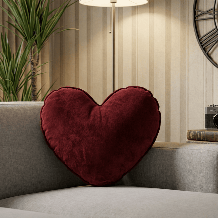 Amora Heart Velvet Filled Cushions | Home Décor | Waseeh Pakistan
