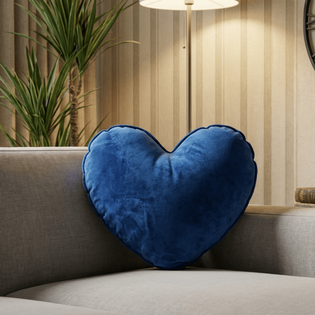 Amora Heart Velvet Filled Cushions | Home Décor | Waseeh Pakistan