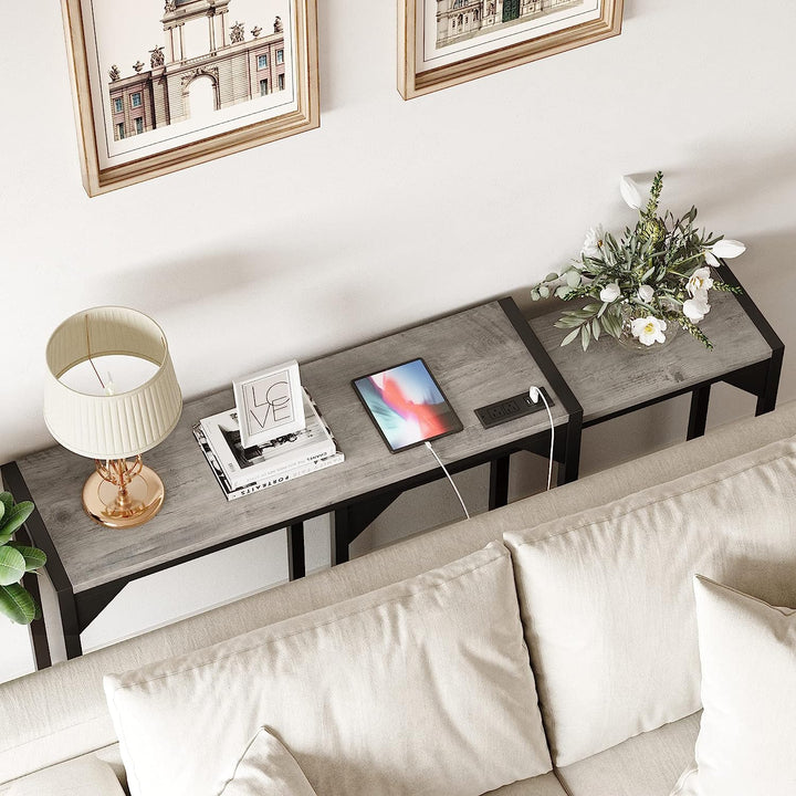 Amyove Nesting Console Narrow Long Entryway Table (Set of 2) | Not Sale FB | Waseeh Pakistan