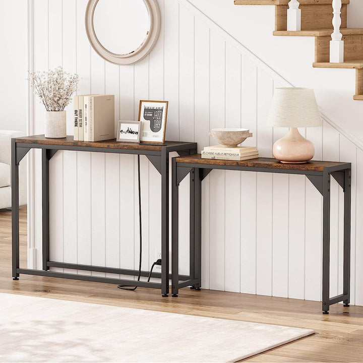 Amyove Nesting Console Narrow Long Entryway Table (Set of 2) | Not Sale FB | Waseeh Pakistan