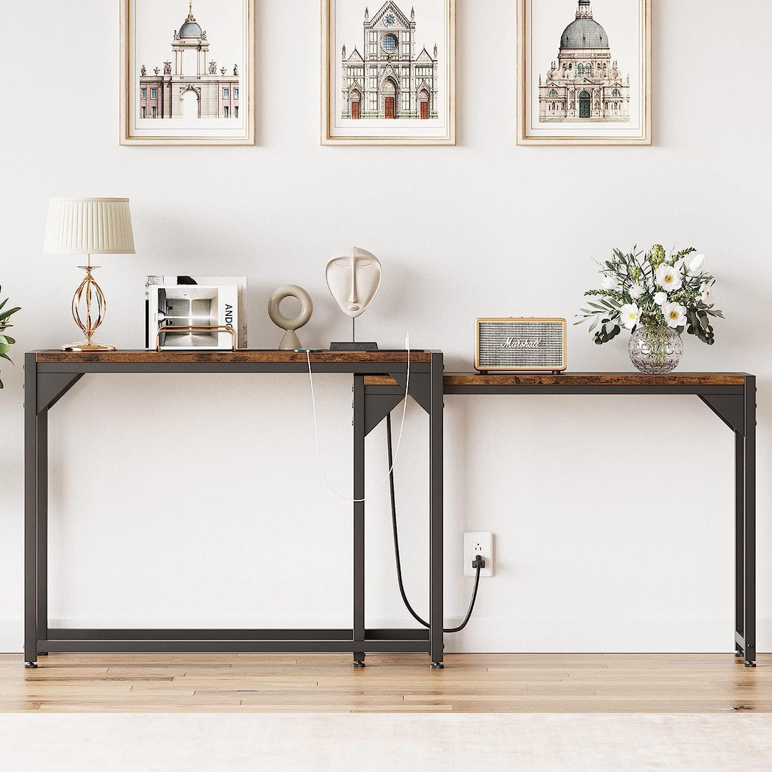 Amyove Nesting Console Narrow Long Entryway Table (Set of 2) | Not Sale FB | Waseeh Pakistan
