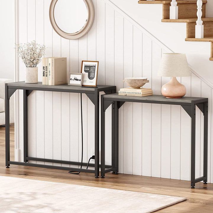 Amyove Nesting Console Narrow Long Entryway Table (Set of 2) | Not Sale FB | Waseeh Pakistan