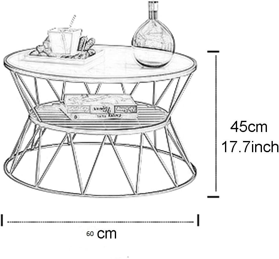 Anamino Modern Round Metal Coffee Living Lounge Center Table | Furniture | Waseeh Pakistan