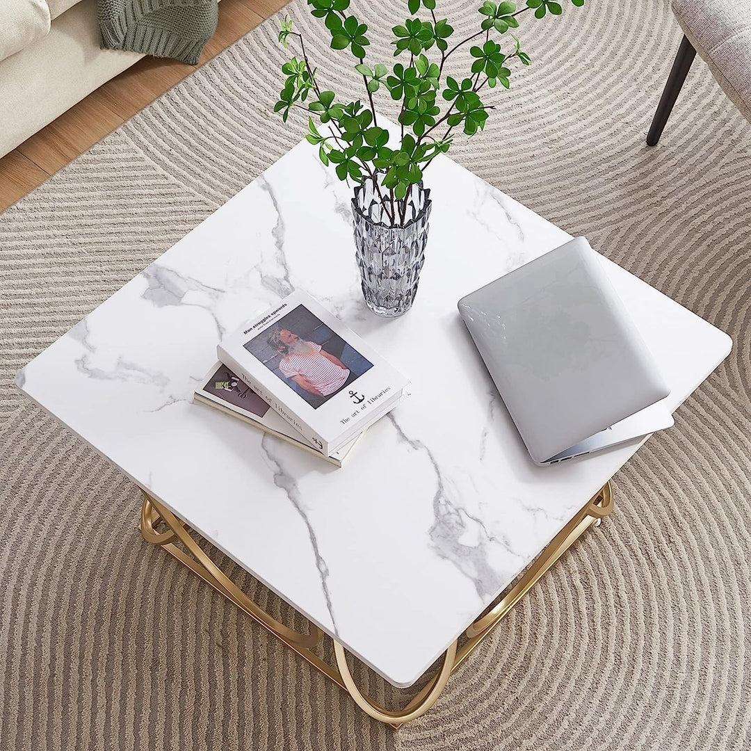 Andi Gold Metal Coffee Modern Living Lounge Center Table | Furniture | Waseeh Pakistan