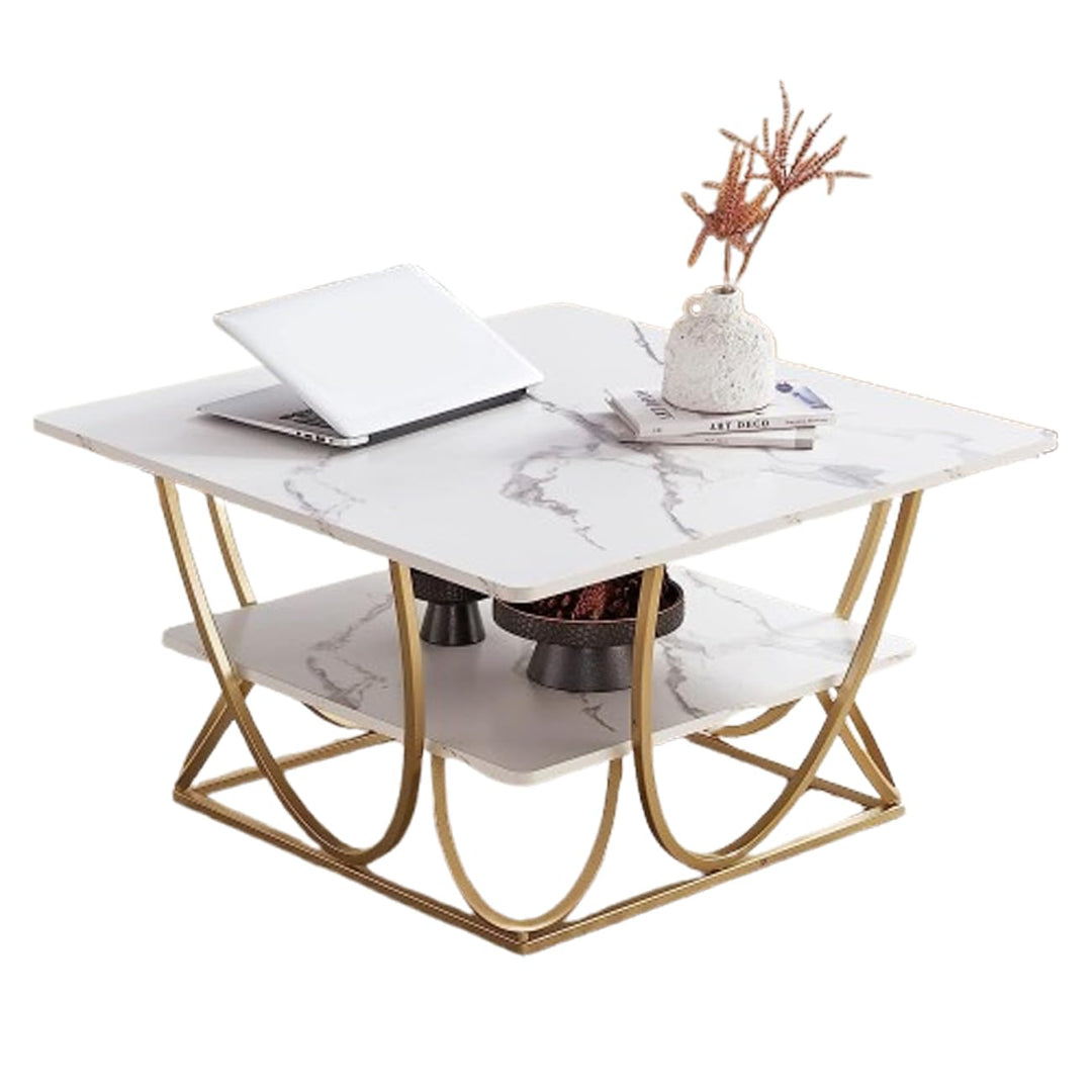Andi Gold Metal Coffee Modern Living Lounge Center Table | Furniture | Waseeh Pakistan