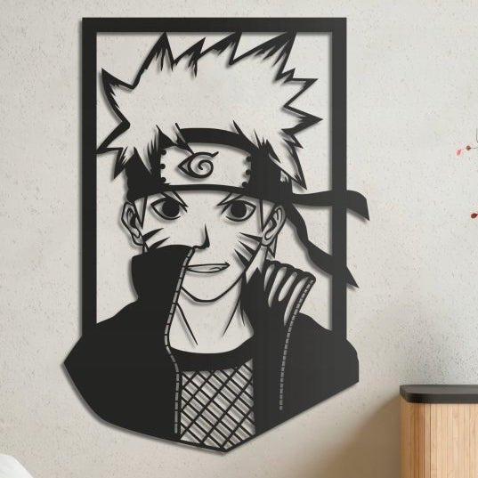 Anime Naruto Uzumaki Wall Decoration Hanging Fame Decor | Furniture | Waseeh Pakistan
