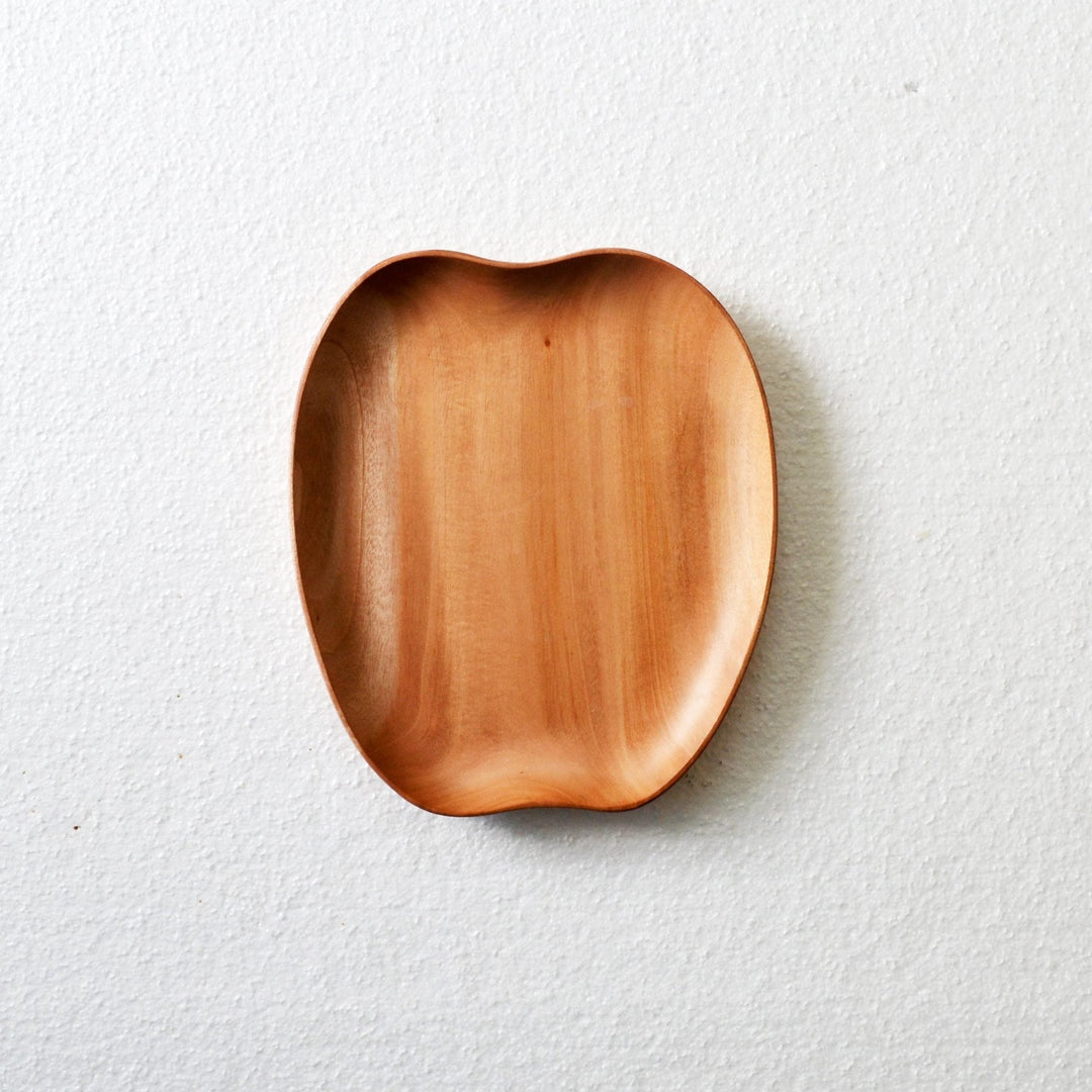 Apple Shape Wooden Platter Tray | kitchen Item | Waseeh Pakistan