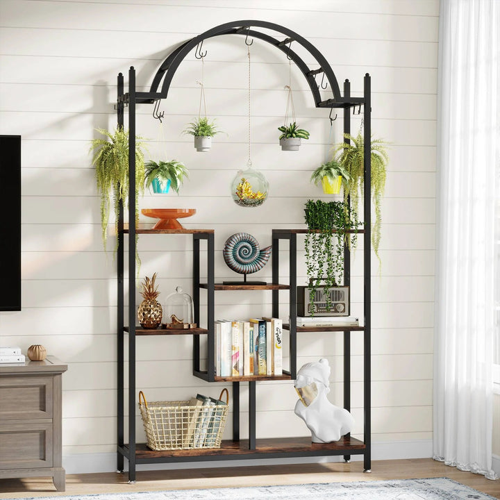Arcolo Flower Stands with Hanging Hooks Rack | Furniture | Waseeh Pakistan